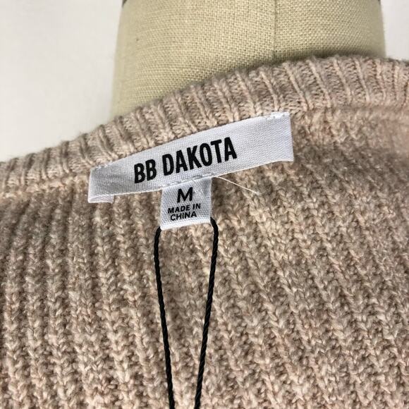 BB DAKOTA Underneath It All Sweater Cream NWT M - Picture 8 of 9